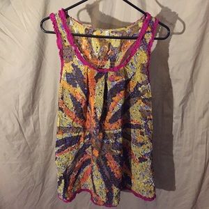 Fun Color/Print Silk Tank